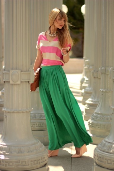 How To Wear A Chiffon Maxi Skirt - By 3 WAYS TO WEAR